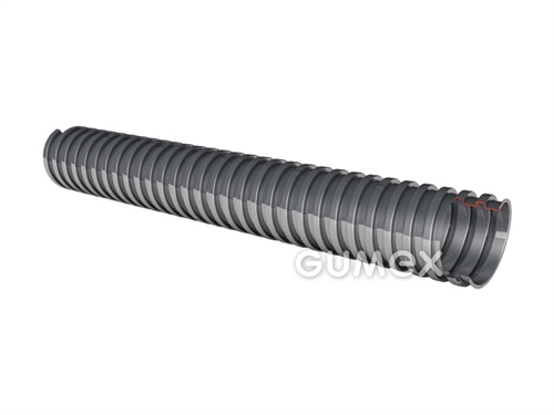 Chránička na kabelové rozvody kovová S, 13/16mm, IP40, pozinkovaná ocel, -50°C/+300°C, šedá